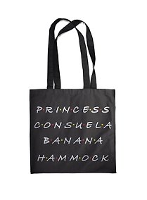 Купить Сумка-шоппер. Friends. Princess Consuela Banana-Hammock (черная, 38х42 см, длина ручек 58 см) — Фото №1