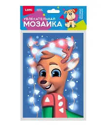 Купить Набор для творчества LORI. Увлекательная мозаика (металлизированная) малый набор "Оленёнок" — Фото №1