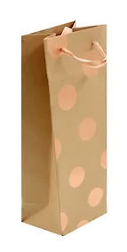 Купить Пакет бутылочный 34,5*12,5*10 "Shine craft" крафт — Фото №1