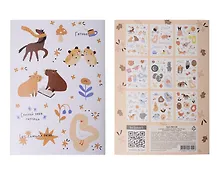 Купить Набор наклеек-стикеров коллекция «Funny» Be Smart 105х150 мм, 9 листов — Фото №1