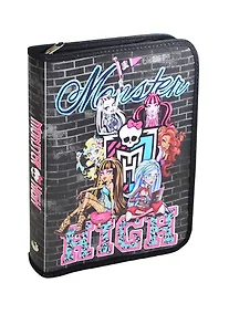 Купить Папка для тетрадей А5 (22,8*37) "Monster High" на молнии, Академия Групп — Фото №1