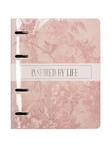 Купить Тетрадь 120 листов, клетка, "Floreale. Cedar Rose" на кольцах — Фото №1