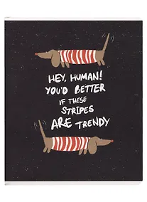 Купить Тетрадь в клетку Be Smart, "Hey human. Таксы", 48 листов — Фото №1