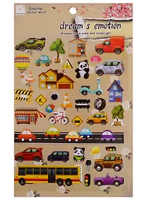 Купить Наклейки PVC Город, микс GA003-001 — Фото №1