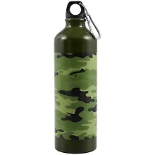 Купить Бутылка с карабином Хаки (металл) (750мл) (12-16107-A750-A1) — Фото №1