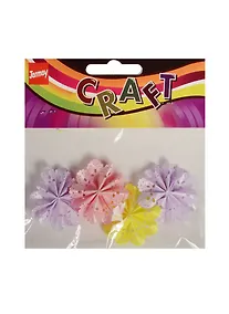 Купить Набор для творчества Декор пришивной цветочки 4шт — Фото №1