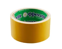 Купить Лента клейкая 48мм*10м двусторонняя на тканевой основе, подвес — Фото №1