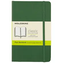 Купить Записная книжка Moleskin Classic Pocket, мягкая обложка, зелёная, 96 листов, А6 — Фото №1
