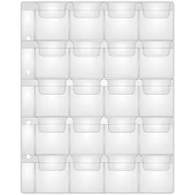 Купить Лист для монет на 20 ячеек (42*45), 200*250мм — Фото №1