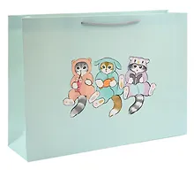 Купить Пакет А3 32*45*11,5 "Коты в кигуруми. Basic" дет., бум.мат.ламинат, горизонт. — Фото №1