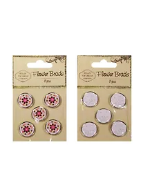 Купить Декоративные брадсы Цветы, 5 шт., ассорти (11-LA-S20460802-5) — Фото №1