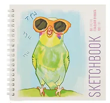 Купить Скетчбук 165*165 50л "Туц-туц" 100г/м2, мат.ламинация, евроспираль, 7БЦ, офсет — Фото №1