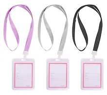 Купить Бейдж 70*100 вертикальный, на шнурке, в ассортименте — Фото №1