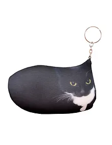 Купить Брелок-антистресс "Кот черный мем", 15см — Фото №1