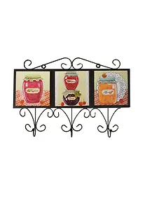 Купить Сувенир Феникс Презент Крючки декоративные 31*3*21см из черн.метал. со вставк. из доломитовой — Фото №1