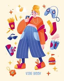 Купить VIBE BOOK. Блокнот для подростков (песочная обложка) — Фото №1