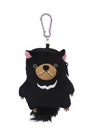 Купить Брелок Мишка, (кошелек черный) (текстиль) (13см) (12-202510-HANG_249) — Фото №1