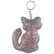 Купить Брелок с блестками Кошка (текстиль) — Фото №1