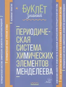 Купить Периодическая система химических элементов Менделеева — Фото №1