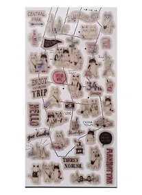 Купить Наклейки бумажные Кошачья прогулка 17046 — Фото №1