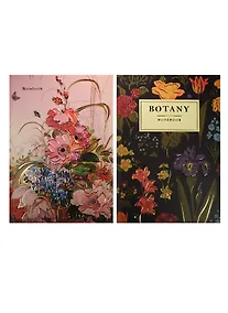 Купить Книга для записей А5 100л кл. "Цветы" 7БЦ, мат.ламинация, тисн.золотой фольгой, офсет, ассорти, Listoff — Фото №1