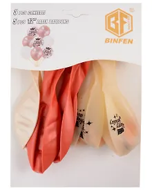 Купить Набор воздушных шаров (композиция) (хром, конфетти, золото) (8шт) — Фото №1