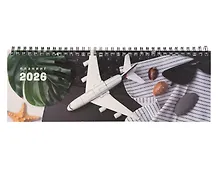 Купить Планинг дат. 2026г. 64л "Путешествие" настольный, гребень, мел.картон, глянц.ламинация, офсет — Фото №1