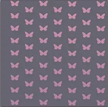 Купить Записная книжка, Феникс+ А6+ (105*105) 160стр Бабочки твердая обложка, тиснение фольгой 43195 — Фото №1