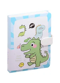 Купить Блокнот с магнитной застежкой "Динозавры", 256 страниц, 13 х 19 см — Фото №1