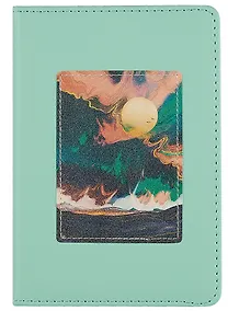 Купить Записная книжка А6+ 80л лин. "SYNONIMS. 4" иск.кожа, поролон, нашивка — Фото №1