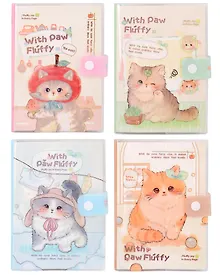 Купить Блокнот "Fluffy Joy" А5, ПВХ обложка, с застёжкой, 128 л., в ассортименте — Фото №1