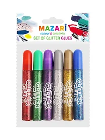 Купить Набор Гель с блестками (10 мл х 6 цв) (M-5654) (упаковка) (3+) — Фото №1