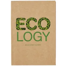 Купить Ежедневник недат. А5 136л "Eco-friendly! №3" интегр.переплет, крафт картон, офсет — Фото №1
