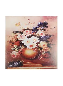 Купить Сувенир, Картина Цветы 15*15см (дерево) в ассортименте — Фото №1