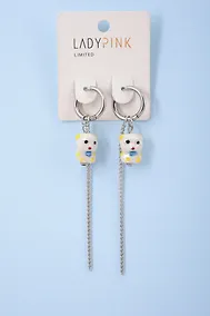 Купить Серьги `LADY PINK` PORCELAIN (225232) — Фото №1