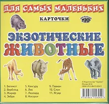 Купить Экзотические животные (Набор из 11 карточек) — Фото №1