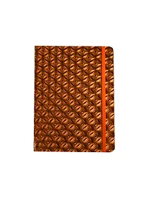 Купить Книга для записей А5 "Бронзовая голограмма" 7БЦ, ляссе, инд.уп. — Фото №1