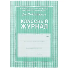 Купить Классный журнал 10-11 класс — Фото №1