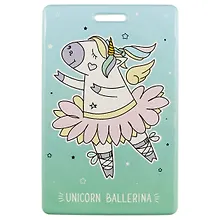 Купить Чехол для карточек Unicorn ballerina зеленый градиент (ДК2018-141) — Фото №1