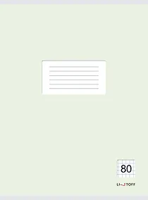 Купить Тетрадь в клетку Listoff, "Классическая зеленая", А4, 80 листов — Фото №1