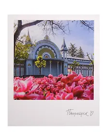 Купить Открытка одинарная "Пятигорск. Цветник" фото — Фото №1