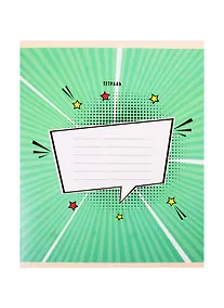 Купить Тетрадь в клетку Listoff, "Комикс", 18 листов, в ассортименте — Фото №1