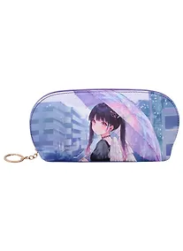 Купить Косметичка Аниме Девушка с крыльями под зонтиком (Сёдзё) (цветная) (PU) (11х23) (ПВХ бокс) (12-07248-613) — Фото №1