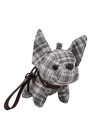 Купить Брелок-обвес на сумку Бульдог (текстиль) (13см) (12-20251028-91L) — Фото №1