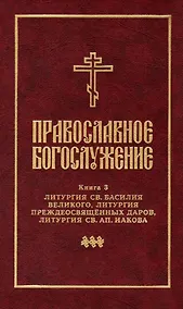 Купить Православное богослужение: Книга 3: Литургия св. Василия Великого, Литургия преждеосвященных даров, Литургия св. ап. Иакова — Фото №1