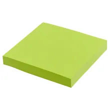 Купить Самоклеящиеся стикеры Post-it, неоново-жёлтые, 7,6 х 7,6 см — Фото №1