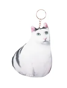 Купить Брелок-антистресс "Кот белый мем", 15см — Фото №1