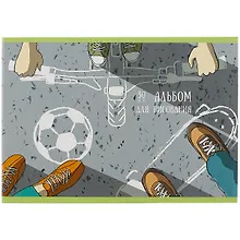 Купить Альбом для рисования Listoff, "Спорт", А4, 30 листов, на скрепке — Фото №1