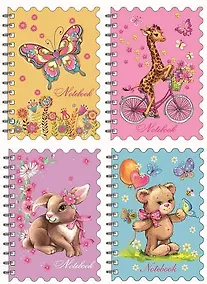 Купить Записная книжка, Феникс+ А6 (90*130) 60л Ноутбук пластиковая обложка на спирали 42686 — Фото №1