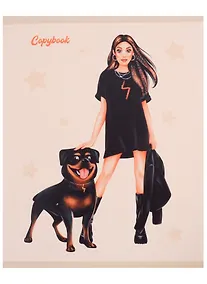 Купить Тетрадь в клетку Listoff, "Лучшие друзья", 48 листов, в ассортименте — Фото №1